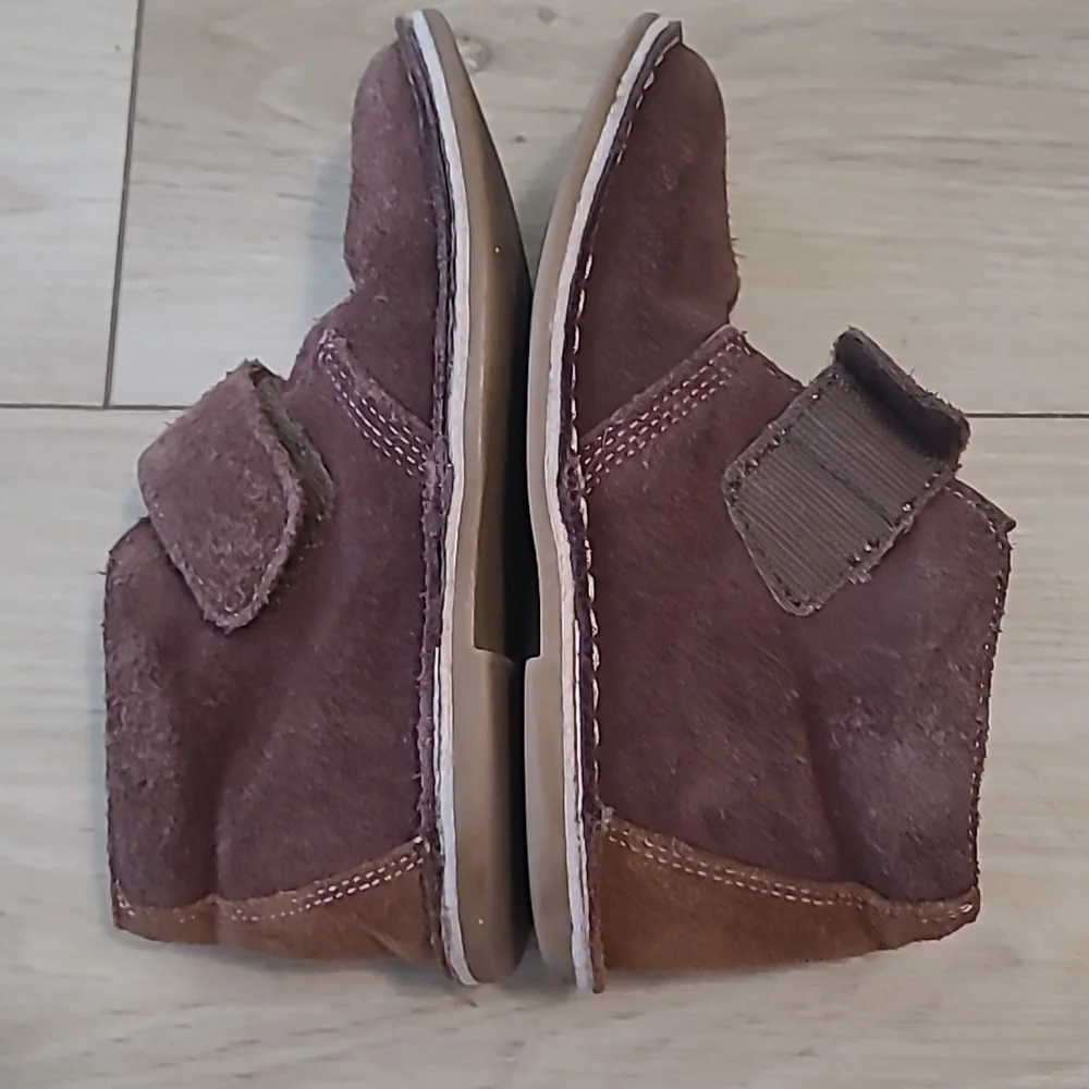 L'Amour Brown Suede Kids Boots Size 10 - Picture 3 of 9